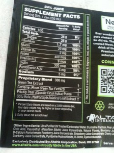 healthy energy drinks ingredients